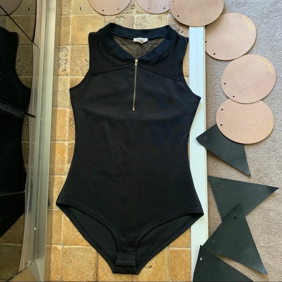 [Silence + Noise] Black Bomber Bodysuit - Picture 4 of 7